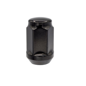 Set of 100 Black Steel Acorn Lug Nuts | 1/2 x 20 Thread | High Quality Design for Durability