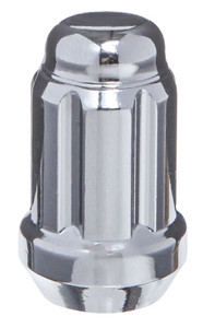 Enhance Wheel Security with Vista Chrome Lug Nuts | Set of 100, 12x1.5, 60 Degree Conical, 6 Spline Tool