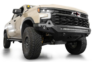 Addictive Desert Designs Stealth Fighter Bumper | Direct-Fit | 40" Light Bar Mount, 10 Cubes | Aluminum Skid Plate | Made in USA Addictive Desert Designs Stealth Fighter Bumper | Direct-Fit | 40" Light Bar Mount, 10 Cubes | Aluminum Skid Plate | Made in USA
