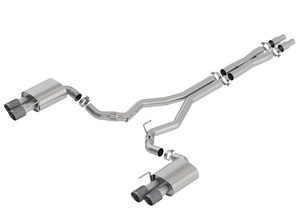 Borla ATAK Series Cat Back System | Aggressive Sound | Dual Exhaust | Quad Split Rear Exit Borla ATAK Series Cat Back System | Aggressive Sound | Dual Exhaust | Quad Split Rear Exit