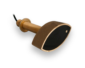 Upgrade depth & temp readings with Si-Tex 600W Transducer | 50-200 kHz freq | 26ft cable