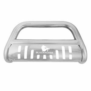 Custom Fit Stainless Steel Bull Bar | Polished Finish, Skid Plate | Bolt-On, No Drilling - Black Horse Offroad Custom Fit Stainless Steel Bull Bar | Polished Finish, Skid Plate | Bolt-On, No Drilling - Black Horse Offroad