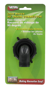 Valterra 90 Degree Swivel Drain Adapter | Eliminates Kinking | Gray Water Flushing | Fits 1-1/2Inch Drain Valterra 90 Degree Swivel Drain Adapter | Eliminates Kinking | Gray Water Flushing | Fits 1-1/2Inch Drain