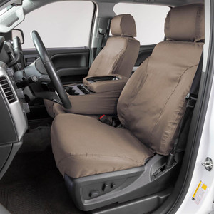 Protect Your Bucket Seats with Covercraft SeatSaver Seat Covers | Set of 2 | Polycotton | Taupe Protect Your Bucket Seats with Covercraft SeatSaver Seat Covers | Set of 2 | Polycotton | Taupe