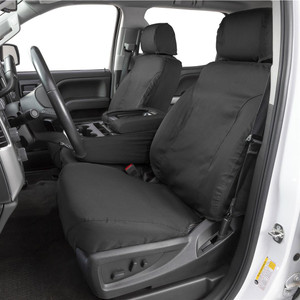 Protect Your Seats with Covercraft SeatSaver | Waterproof Polyester Seat Covers | Gray | Set Of 2 Protect Your Seats with Covercraft SeatSaver | Waterproof Polyester Seat Covers | Gray | Set Of 2
