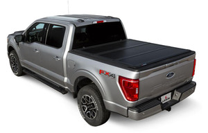 Leer HF350M Hard Folding Tonneau Cover | Low Profile, Front Hinge, Textured Matte Black