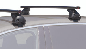 Upgrade Your Adventure with Pacific.basic 57.84 Inch Roof Rack Cross Bars | Set of 2, Steel Construction