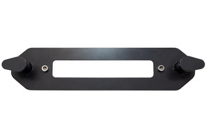 Fishbone Offroad Black Steel Winch Fairlead Backing Plate | Powder Coated, Designed for Aftermarket Bumpers Fishbone Offroad Black Steel Winch Fairlead Backing Plate | Powder Coated, Designed for Aftermarket Bumpers