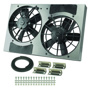 Ultra-Quiet 3750 CFM Dual 11 Inch Cooling Fan | Derale Ultra-Quiet 3750 CFM Dual 11 Inch Cooling Fan | Derale