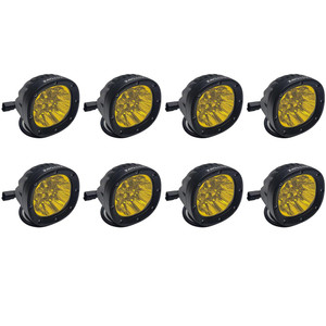 ZROADZ Driving/Fog Light Z3090WRDA-KIT8 Driving/Fog Light; LED Bulb; 9 Osram 5 Watt LED Bulbs; 4 Inch Round; 45 Watt Each Bulb; 3.75 Amp Draw At 12 Volts; Combo Flood And Spot Beam; 4275 Lumens Each; Amber Polycarbonate Lens ZROADZ Driving/Fog Light Z3090WRDA-KIT8 Driving/Fog Light; LED Bulb; 9 Osram 5 Watt LED Bulbs; 4 Inch Round; 45 Watt Each Bulb; 3.75 Amp Draw At 12 Volts; Combo Flood And Spot Beam; 4275 Lumens Each; Amber Polycarbonate Lens