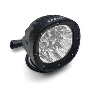 ZROADZ Driving/Fog Light Z365501-KIT2 Driving/Fog Light; LED Bulb; 9 Osram 5 Watt LED Bulbs; 4 Inch Round; 45 Watt Bulb; 3.1 Amp Draw At 12 Volts; 8550 Lumens; Clear Polycarbonate Lens; Black Powder Coated Aluminum Housing; Ditch Mount ZROADZ Driving/Fog Light Z365501-KIT2 Driving/Fog Light; LED Bulb; 9 Osram 5 Watt LED Bulbs; 4 Inch Round; 45 Watt Bulb; 3.1 Amp Draw At 12 Volts; 8550 Lumens; Clear Polycarbonate Lens; Black Powder Coated Aluminum Housing; Ditch Mount