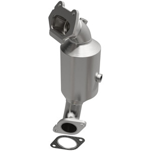 Magnaflow 48 State Converter Catalytic Converter 52227 Direct Fit 48 State; Stainless Steel; 2-1/2 Inch Bolt-On Inlet; 2-1/4 Inch Bolt-On Outlet; 9-1/2 Inch Body/17.875 Inch Overall Length; Dual Oxygen Sensor Bung Pre Catalytic Converter And Midbed Magnaflow 48 State Converter Catalytic Converter 52227 Direct Fit 48 State; Stainless Steel; 2-1/2 Inch Bolt-On Inlet; 2-1/4 Inch Bolt-On Outlet; 9-1/2 Inch Body/17.875 Inch Overall Length; Dual Oxygen Sensor Bung Pre Catalytic Converter And Midbed