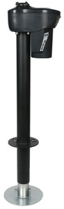 Ultra-Fab Trailer Tongue Jack 38-944055 Phoenix; Electrical Operated Jack; 5500 Pound Capacity; 18 Inch Travel; Powder Coated; Black