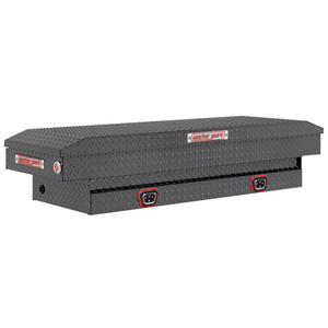 Weather Guard Tool Box 154-6-04 Crossover; Single Lid; Powder Coated; Gunmetal Gray; Aluminum; 7 Cubic Feet Capacity Weather Guard Tool Box 154-6-04 Crossover; Single Lid; Powder Coated; Gunmetal Gray; Aluminum; 7 Cubic Feet Capacity