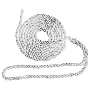 T-H Marine Boat Dock Line BE-CO-52821-DP Twisted 3 Strand; UV/Abrasion/Sunlight/Saltwater Resistant; 3240 Pound Breaking Strength/648 Pound Safe Working Load Capacity; 3/8 Inch Diameter x 25 Foot Length; White; Premium Nylon T-H Marine Boat Dock Line BE-CO-52821-DP Twisted 3 Strand; UV/Abrasion/Sunlight/Saltwater Resistant; 3240 Pound Breaking Strength/648 Pound Safe Working Load Capacity; 3/8 Inch Diameter x 25 Foot Length; White; Premium Nylon