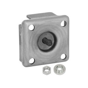 Bulldog Trailer Tongue Jack Retaining Ring Mounting Bracket P9012-00 For XP Series Marine And Recreational Jack; 12 Inch Pin Hole Diameter; Weld-On Bulldog Trailer Tongue Jack Retaining Ring Mounting Bracket P9012-00 For XP Series Marine And Recreational Jack; 12 Inch Pin Hole Diameter; Weld-On