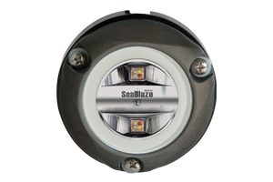 Lumitec Boat Underwater Light 101833 Zambezi Mini; RGBW Spectrum LED Light; 3 Inch Diameter x 1.2 inch Depth; 12 Watt/6500 Lumens; 10 To 30 Volt DC; Clear Lens; Surface Mount; IP68 Waterproof; -31 To 131 Degree Fahrenheit Operating Temperature