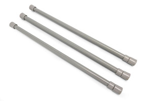 Camco Refrigerator Content Brace 44055 Spring Loaded Bar Style; Plastic; Gray; Set Of 3; With English/French Language Packaging Camco Refrigerator Content Brace 44055 Spring Loaded Bar Style; Plastic; Gray; Set Of 3; With English/French Language Packaging
