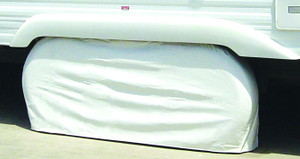 Protect Your Tires from Blowouts | Double Tire Cover | Fits 27-29" Tires | Polar White Vinyl Protect Your Tires from Blowouts | Double Tire Cover | Fits 27-29" Tires | Polar White Vinyl