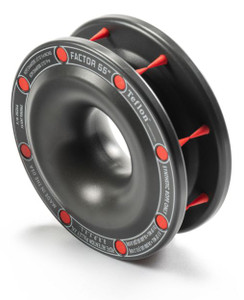 Factor 55 Winch Snatch Block 00266 XXL; 56000 Working Load Limit; For Synthetic Rope 1/2 To 3/4 Inch Diameter; Aluminum