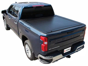 Pace Edwards Tonneau Cover M-JRF189 JackRabbit; Manual Retractable; Black Matte; ArmorTek Coated Aluminum; Lockable Using Tailgate Handle Lock; With Canister And Standard Rails Kit