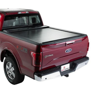Pace Edwards Tonneau Cover SMC190 Switchblade Metal; Manual Retractable; Black; Powder Coated; Aluminum; Non-Lockable; With Built-In Pull Strap/Canister And Standard Rails