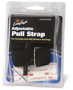 Carefree RV Black Awning Pull Strap | Adjustable | 28-33 Inch Length | USA Made