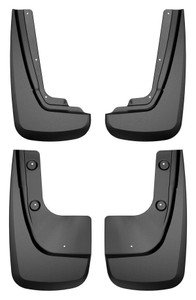 2022-2024 Jeep Grand Cherokee Mud Flaps | Set Of 4, Black, TPO, Contoured | Made in USA
