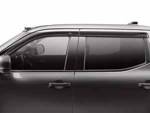 Auto Ventshade Rainguard 894111 Ventvisor; Low Profile; In-Channel; Tape-On; Acrylic; Set Of 4