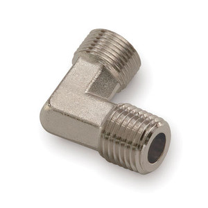 SeaStar Boat Hydraulic Steering Fitting HF5529 Marine Series; 3/8 Inch Tube x 1/4 Inch NPT; 90 Degree Elbow; Silver; Aluminum; Set Of 3; Not For Use With -3 Cylinders And Helms SeaStar Boat Hydraulic Steering Fitting HF5529 Marine Series; 3/8 Inch Tube x 1/4 Inch NPT; 90 Degree Elbow; Silver; Aluminum; Set Of 3; Not For Use With -3 Cylinders And Helms