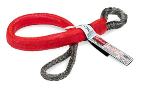 Factor 55 Shackle Rope 00103 HammerLoop; 3/8 Inch Diameter x 30 Inch Length; 27800 Pound Minimum Breaking Strength; Red Polyester Sleeve; Gray; Polyethylene