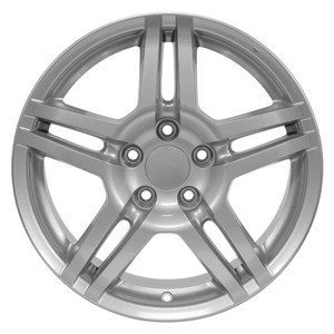 OE Wheels Wheel AC04-17080-5450-45S AC04; 17 Inch Diameter x 8 Inch Width; 5 x 114.3 Millimeter/5 x 4.50 Inch Bolt Pattern; 45 Millimeter Offset; 6.27 Inch Backspacing; 60 Degree Conical Seat Lug; 64.10 Millimeter Center Bore; 5 Double Spoke OE Wheels Wheel AC04-17080-5450-45S AC04; 17 Inch Diameter x 8 Inch Width; 5 x 114.3 Millimeter/5 x 4.50 Inch Bolt Pattern; 45 Millimeter Offset; 6.27 Inch Backspacing; 60 Degree Conical Seat Lug; 64.10 Millimeter Center Bore; 5 Double Spoke