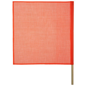 Keeper Corporation Flag 04901 Safety Flag; 18 Inch Length x 18 Inch Height; Single; With 24 Inch Wooden Dowel; DOT Compliant Keeper Corporation Flag 04901 Safety Flag; 18 Inch Length x 18 Inch Height; Single; With 24 Inch Wooden Dowel; DOT Compliant