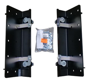 Demco RV Fifth Wheel Trailer Hitch Mount Kit 6402 Autoslide; Side Brackets For Demco Autoslide and Chevrolet/GMC Puck Systems; Bolt-On; Powder Coated; Steel; With Handle/Safety Pins/Mounting Hardware