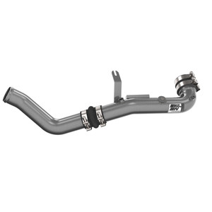 K & N Filters Turbocharger Intercooler Pipe 77-1022KC Cold Side; Gunmetal Gray Aluminum Tube