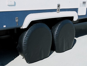 Ultimate Protection Tire Covers | Fits 30-32 Inch Tires | Slip-On Design, Black Vinyl | Set of 2 Ultimate Protection Tire Covers | Fits 30-32 Inch Tires | Slip-On Design, Black Vinyl | Set of 2