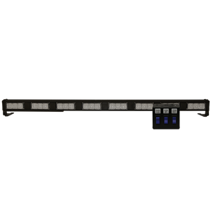 Ecco Electronic Warning Light 37038AS 37038AS Series; Mini Bar; Multi Mount; LED; Amber; Clear Lens; 32 Flash Patterns; 12 To 24 Volt DC; 4 Amp; With 15 Foot Cable