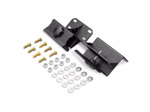 Bushwacker Molle Cargo Panel Clamp Mounting Plate 9000104 Use To Attach Hi-Lift Jacks To Molle Cargo Panel; Black; Powder Coated; Steel; With Mounting Hardware