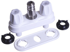 B&B Molders Faucet 94140 For Nautilis P1/P3 Panel; Exterior Quick Connect Faucet; White B&B Molders Faucet 94140 For Nautilis P1/P3 Panel; Exterior Quick Connect Faucet; White