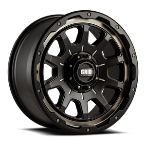 Grid Wheels Wheel GD1517090237B108 GD12; 17 Inch Diameter x 9 Inch Width; -12 Millimeter Offset; 4.53 Inch Backspacing; 60 Degree Conical Seat Lug; 108.00 Millimeter Center Bore; 10 Spoke; 1 Piece Cast Aluminum Construction; Matte Black Grid Wheels Wheel GD1517090237B108 GD12; 17 Inch Diameter x 9 Inch Width; -12 Millimeter Offset; 4.53 Inch Backspacing; 60 Degree Conical Seat Lug; 108.00 Millimeter Center Bore; 10 Spoke; 1 Piece Cast Aluminum Construction; Matte Black