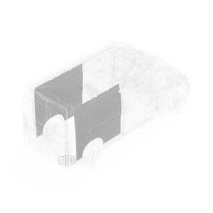 Legend Fleet Van Wall Liner 05R04-20-H EconoLite; Without Door Liner; Textured Light Gray; 4 Millimeter Thick Polypropylene; With All Necessary Mounting Hardware