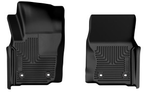 Husky Liner Floor Liner 13931 WeatherBeater; Molded Fit; Raised Ridge; Black; 2 Piece