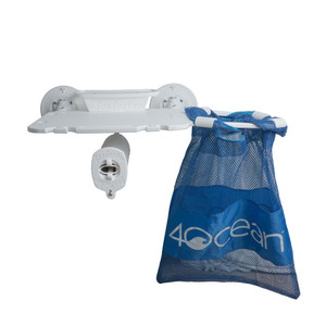 SeaSucker RV Camp Kitchen | Portable Suction Cup Mount | Cutting Area/Paper Towel Holder/Trash Bag Attachment
