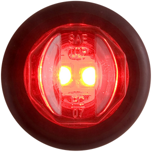 Optronics Clearance Light MCL11RKB MCL11 Series; LED; 3/4 Inch Round; Clear Polycarbonate Lens; Red Bulb; Black Polycarbonate Housing; Grommet Mounting; 12 Volt; 0.03 Amp; With A11GB Grommet Optronics Clearance Light MCL11RKB MCL11 Series; LED; 3/4 Inch Round; Clear Polycarbonate Lens; Red Bulb; Black Polycarbonate Housing; Grommet Mounting; 12 Volt; 0.03 Amp; With A11GB Grommet