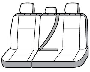 Covercraft Seat Cover SS8462PCGY SeatSaver; Polycotton; Gray; For One Row Covercraft Seat Cover SS8462PCGY SeatSaver; Polycotton; Gray; For One Row