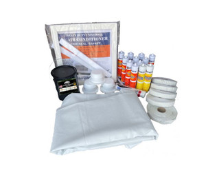 Heng s Industries Roof Membrane 9629PRKITW PVC Poly Vinyl Chloride Roof; Use To Provide Watertight RV Roof; 29 Foot Length x 9 Foot 6 Inch Width; Rolled; White; With Premium Universal Roof Installation Kit Part Number 12345UKDW Heng s Industries Roof Membrane 9629PRKITW PVC Poly Vinyl Chloride Roof; Use To Provide Watertight RV Roof; 29 Foot Length x 9 Foot 6 Inch Width; Rolled; White; With Premium Universal Roof Installation Kit Part Number 12345UKDW