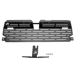 BuiltRight Industries Under Seat Storage Unit 104022 Under Rear Seat; 1 Compartment; Powder Coated Textured Black; Steel; With Mounting Hardware