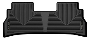Husky Liner Floor Liner 55981 X-act Contour; Direct Fit; Raised Ridge; Black; TPE Thermoplastic Elastomer; 1 Piece