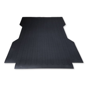 TrailFX Bed Mat 703N TFX Bed Mats; Direct-Fit; Drop-In; Without Raised Edges; Textured Pebble Surface Design; Black; Rubber; Tailgate Liner/Mat Not Included; 5 Foot Bed Needs Cutting For Fitment