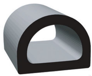Premium Black D-Type Door Window Channel Seal | Easy to Install | 50ft Length | EPDM Material Premium Black D-Type Door Window Channel Seal | Easy to Install | 50ft Length | EPDM Material